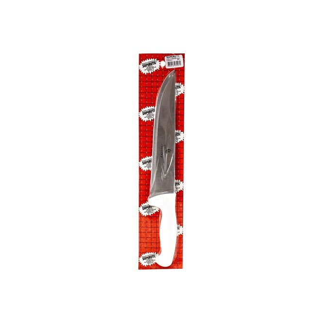 Cuchillo carnicero mango blanco 8 pulgadas Superútil 1 unidad