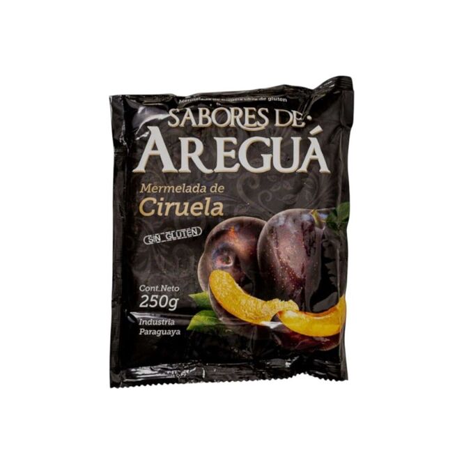 Mermelada de ciruela en sachet Sabores de Areguá 250 gramos