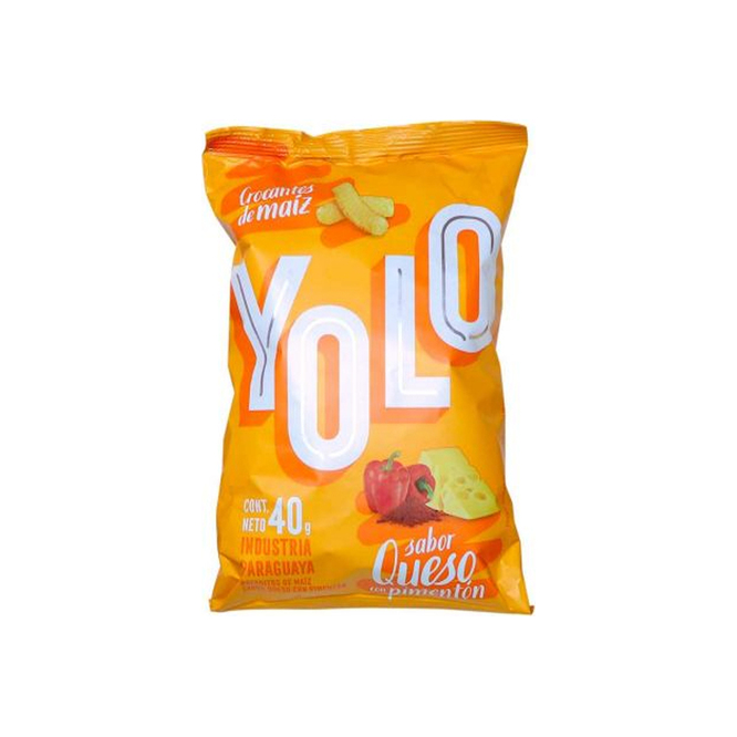 Bocadito de maíz sabor queso Yolo 40 gramos