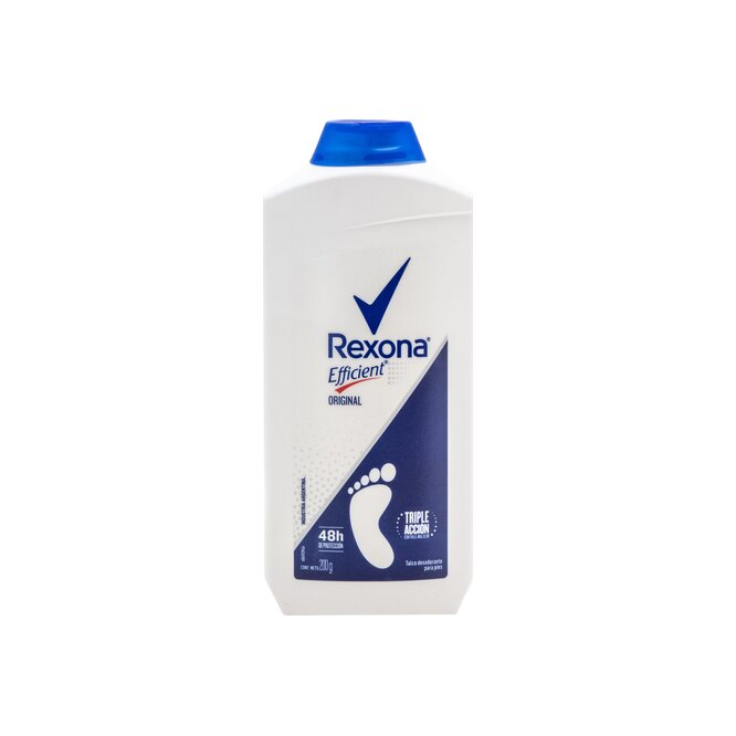 TALCO P/PIES REXONA EFFICIENT 200GR