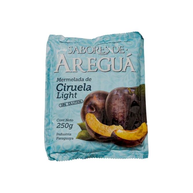 Mermelada de ciruela light sachet Areguá 250 gramos