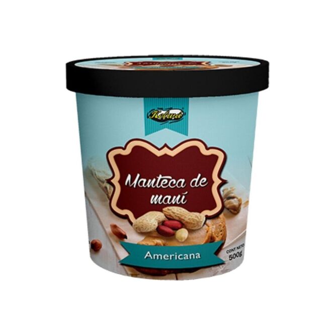 Manteca de maní americana pote Kelwa 500 gramos