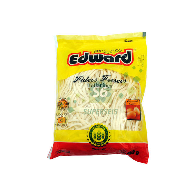 Fideos frescos paquete Edward 500 gramos