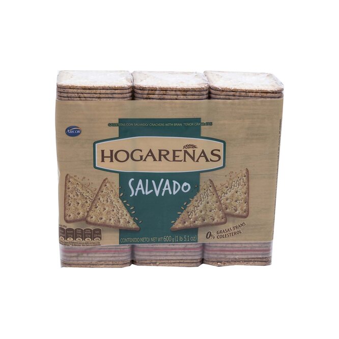 Galletitas hogareñas de salvado en paquete 200 Gramos
