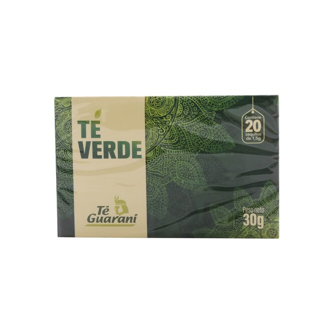 Té verde en saco Té Guaraní 20 unidades