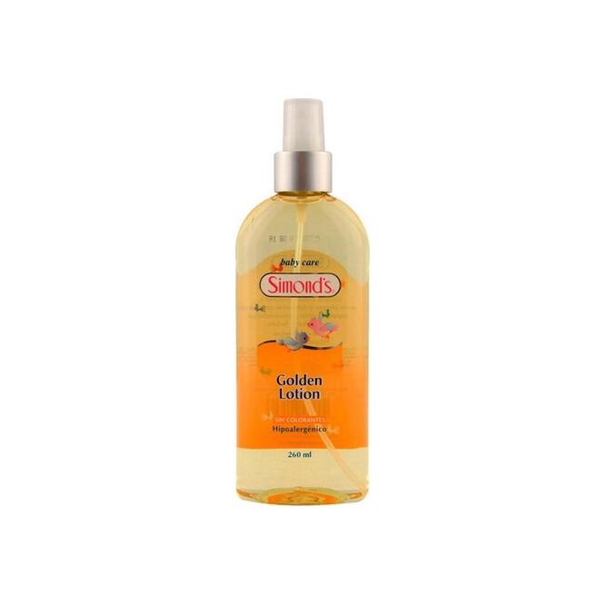 Colonia sin Colorante Hipoalergénico Golden Lotion Simonds 260 ml