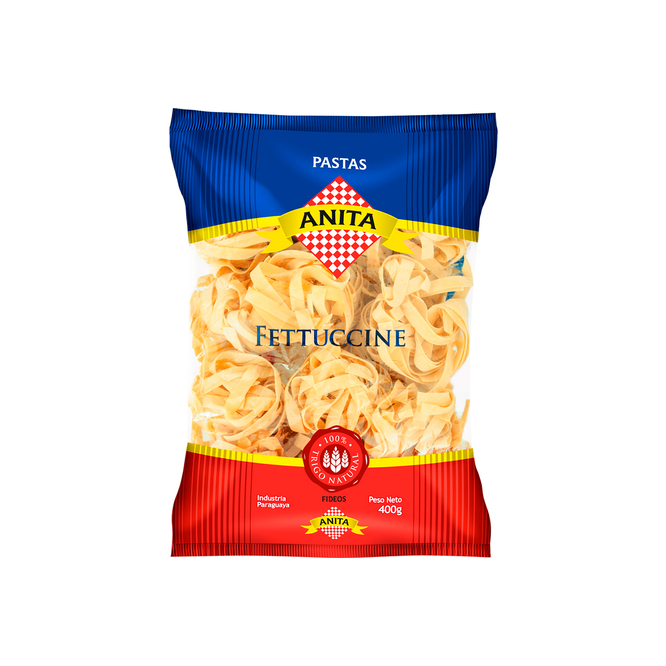 Fideo fetuccini paquete Anita 400 gramos