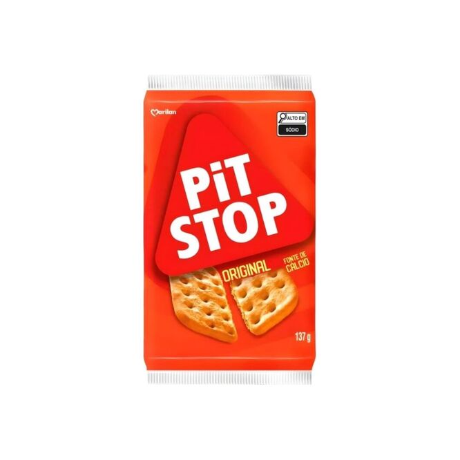 Galletita Pit Stop sabor original Marilan 137 gramos