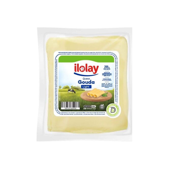Queso Gouda Light Ilolay 200 gramos