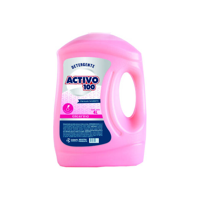 Detergente lavavajillas glicerina bidón Activo 100 4 litros