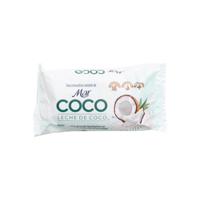 Jabón de tocador coco leche de coco barra Mar 90 gramos