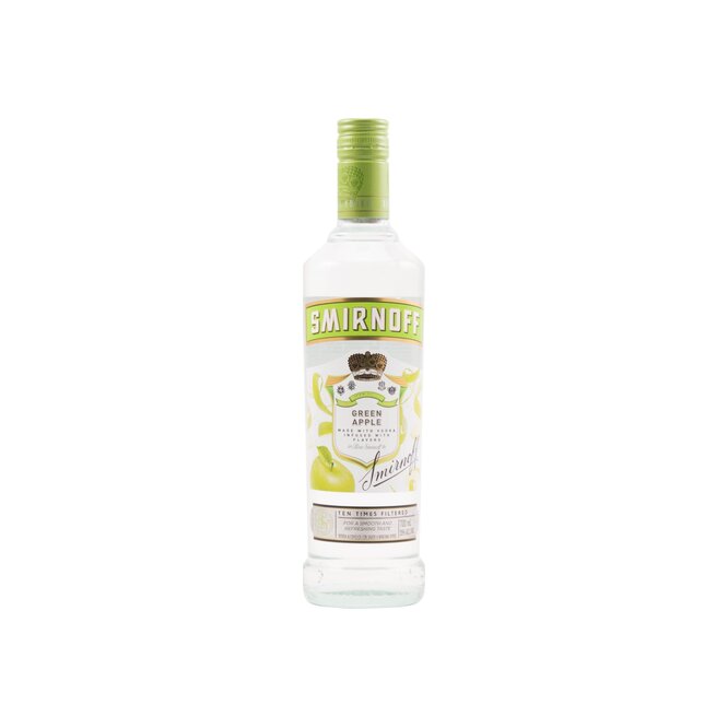 Vodka sabor manzana verde en botella Smirnoff 700 ml