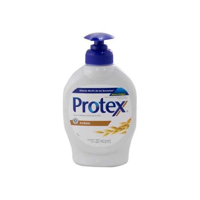 Jabón líquido avena en frasco Protex 221 ml