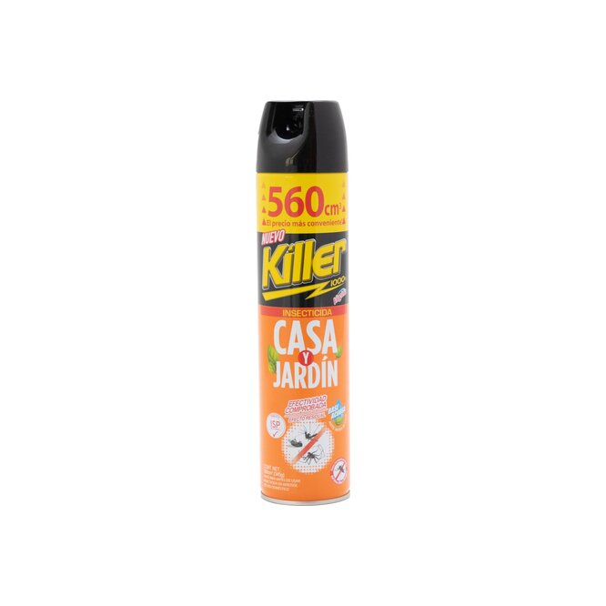 INSECTICIDA KILLER CASA Y JARDIN 560 ML
