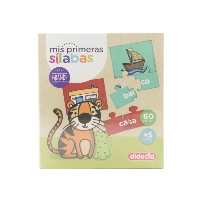 ROMPECABEZA MIS PRIMERAS SILABAS DIDACTA