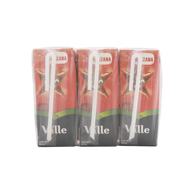 JUGOS NECTAR D/MANZ DEL VALLE PACK 3UN