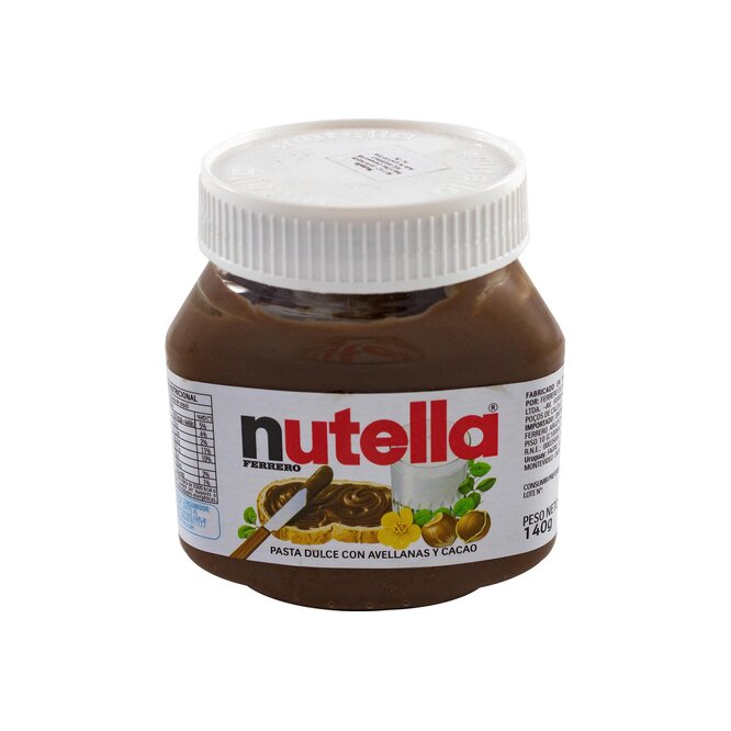 Pasta dulce con avellanas y cacao Nutella 140 gramos