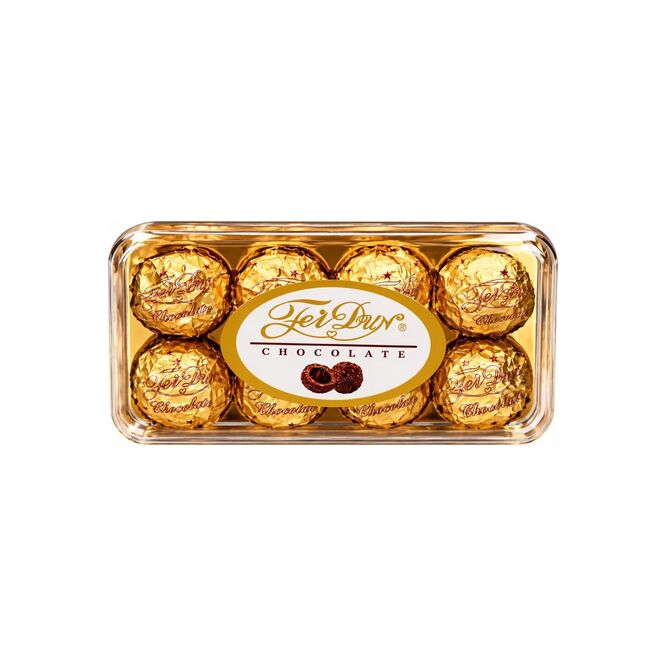 Chocolate estuche cuadrado Feidun 8 unidades