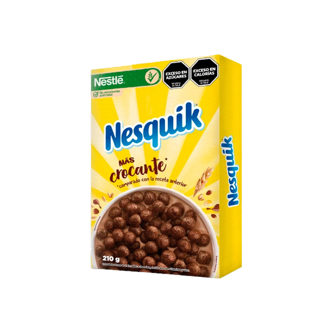 Cereales a base de maíz sabor chocolate Nesquik 210 gramos
