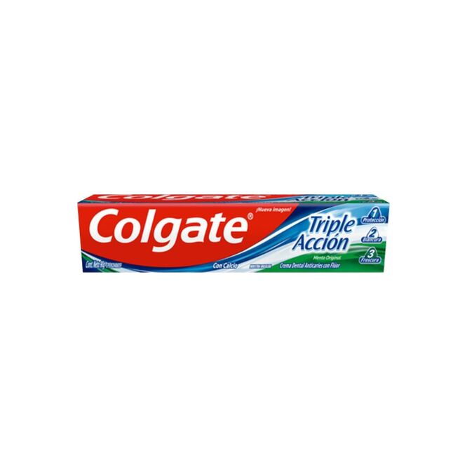 Crema dental triple acción Colgate 90 gramos