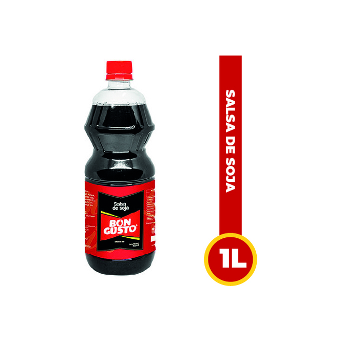 Salsa de soja botella Bon Gusto 1 litro