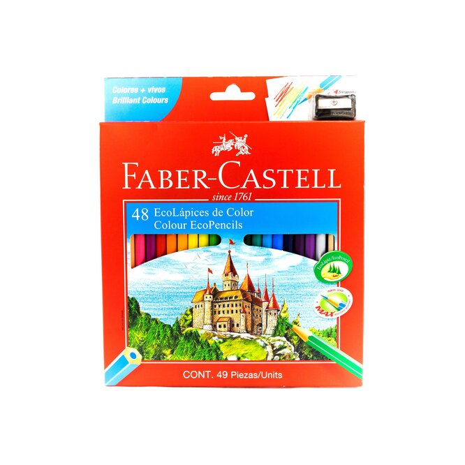 LAPIZ COLOR FABER 48UN ECO 120148 CJA