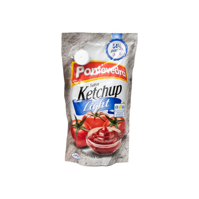 Kétchup light en doypack Pontevedra 200 gramos