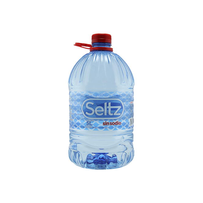 Agua mineral sin gas botellon Seltz 5 litros