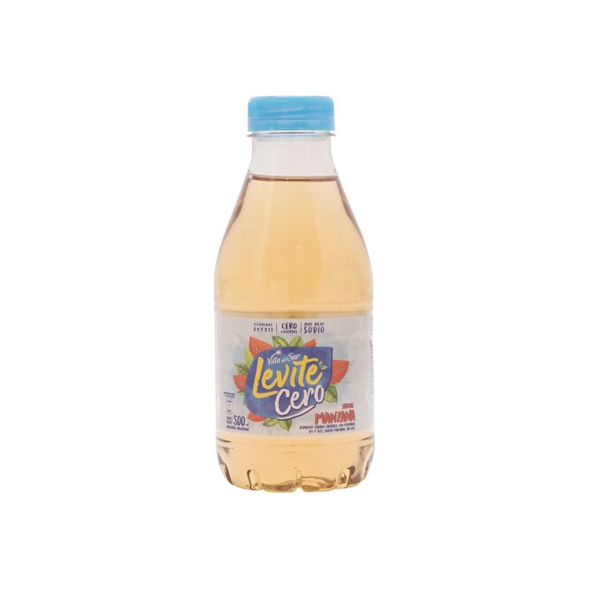 BEBIDA S/GAS S/MANZANA LEVITE CERO 500ML