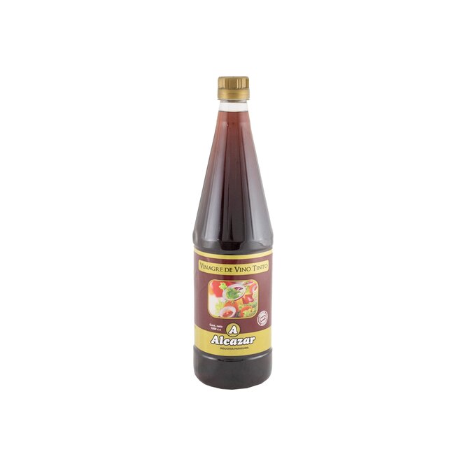 Vinagre de vino tinto botella Alcázar 1000 ml
