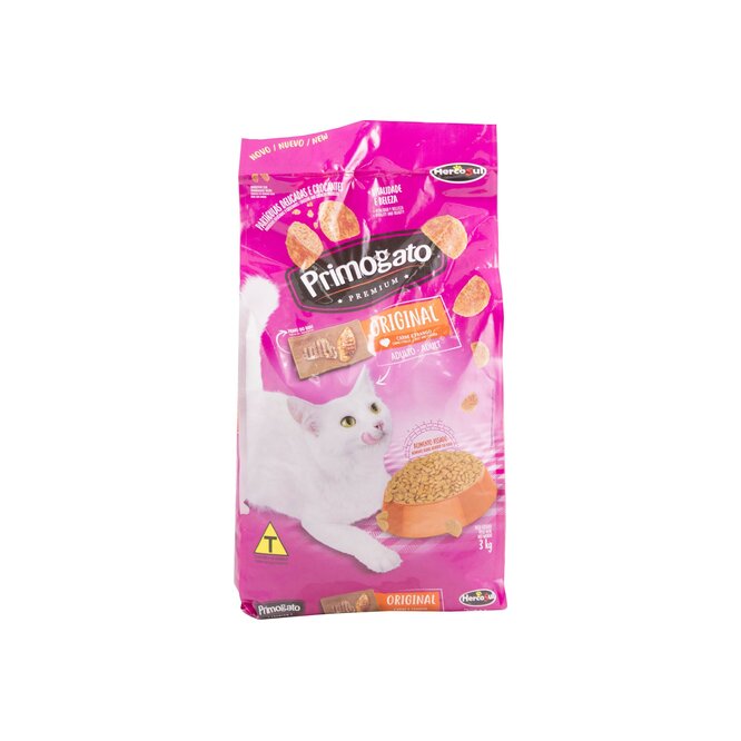 Alimento para gato sabor carne y pollo Primogato 3 kilos
