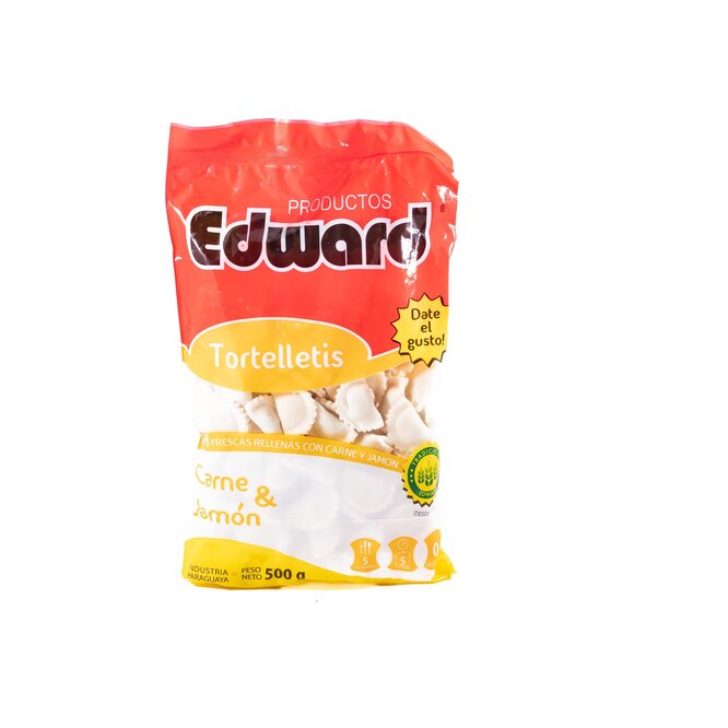 Tortelletis de carne y jamón paquete Edward 500 gramos