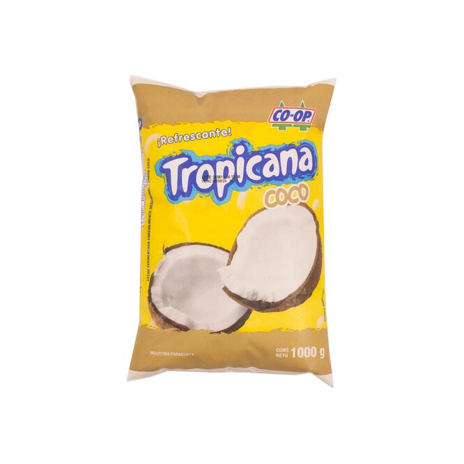 Bebida láctea sabor coco botella descartable Tropicana 1 litro