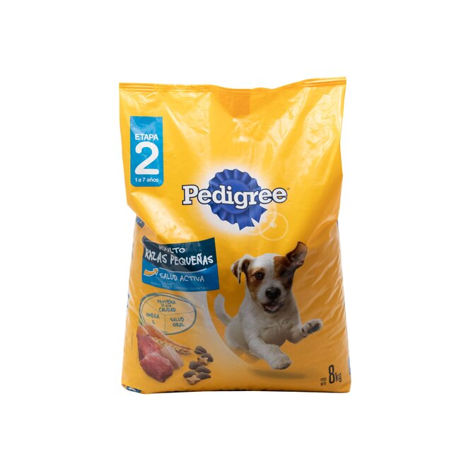 Alimento para perro adulto razas pequeñas Pedigree 8 kilos