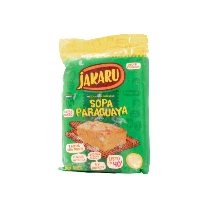 Mezcla para Sopa Paraguaya Bandeja Jakaru 1 kilo