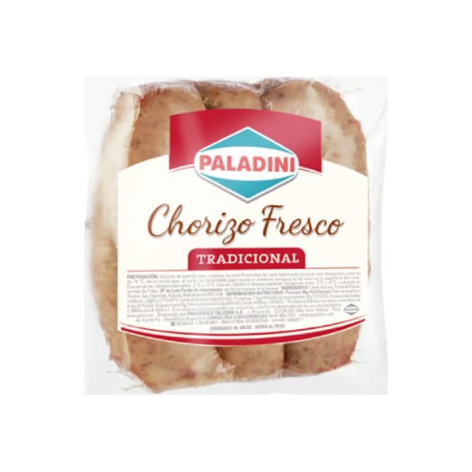 CHORIZO TRADICIONAL X 3 UN PALADINI EV