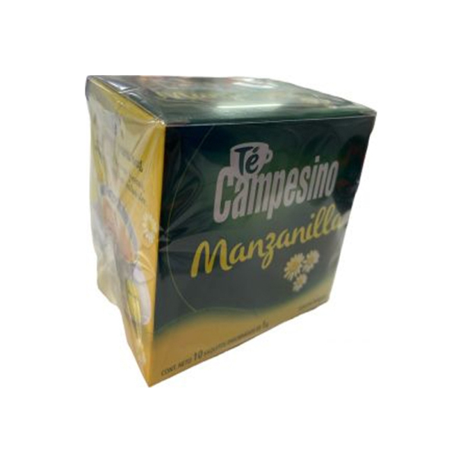Té manzanilla saco Campesino 10 unidades