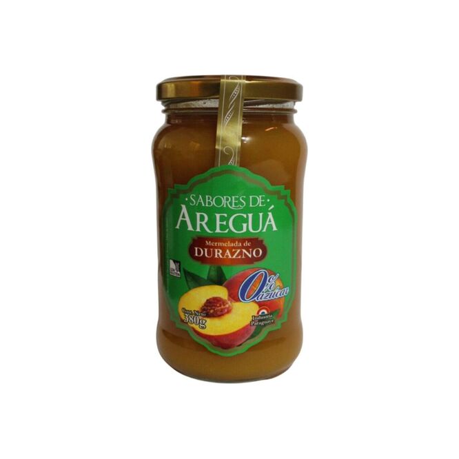 Mermelada de durazno cero azúcar Sabores de Areguá 400 gramos