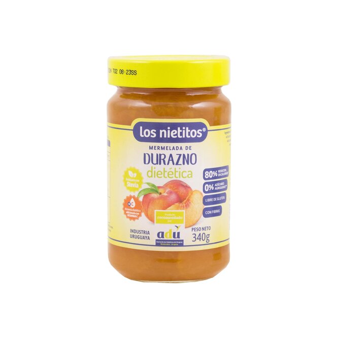 Mermelada de durazno diet Los Nietitos 340 gramos