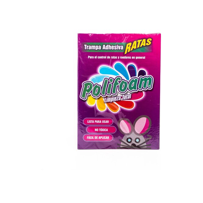 Trampa adhesiva para ratas cartón Polifoam 1 unidad
