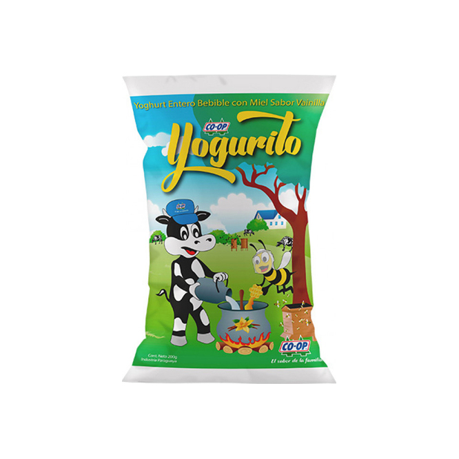 YOGURT ENTERO BEBIBLE C/MIEL SAB VAINILL