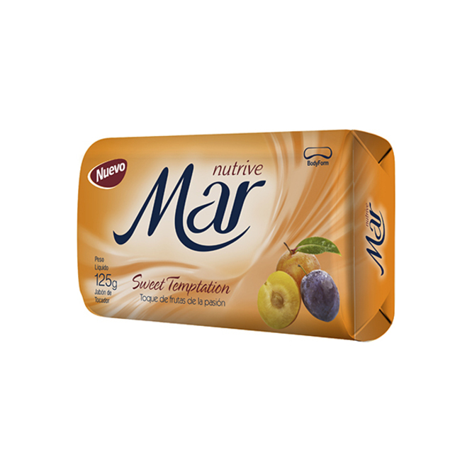 Jabón de tocador nutrive naranjas barra Mar 125 gramos