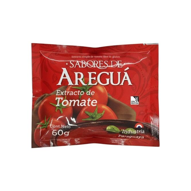 Extracto de tomate Sabores de Areguá 60 gramos